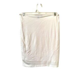 Lulus White Pull On Mini Skirt Size Small, Lined.